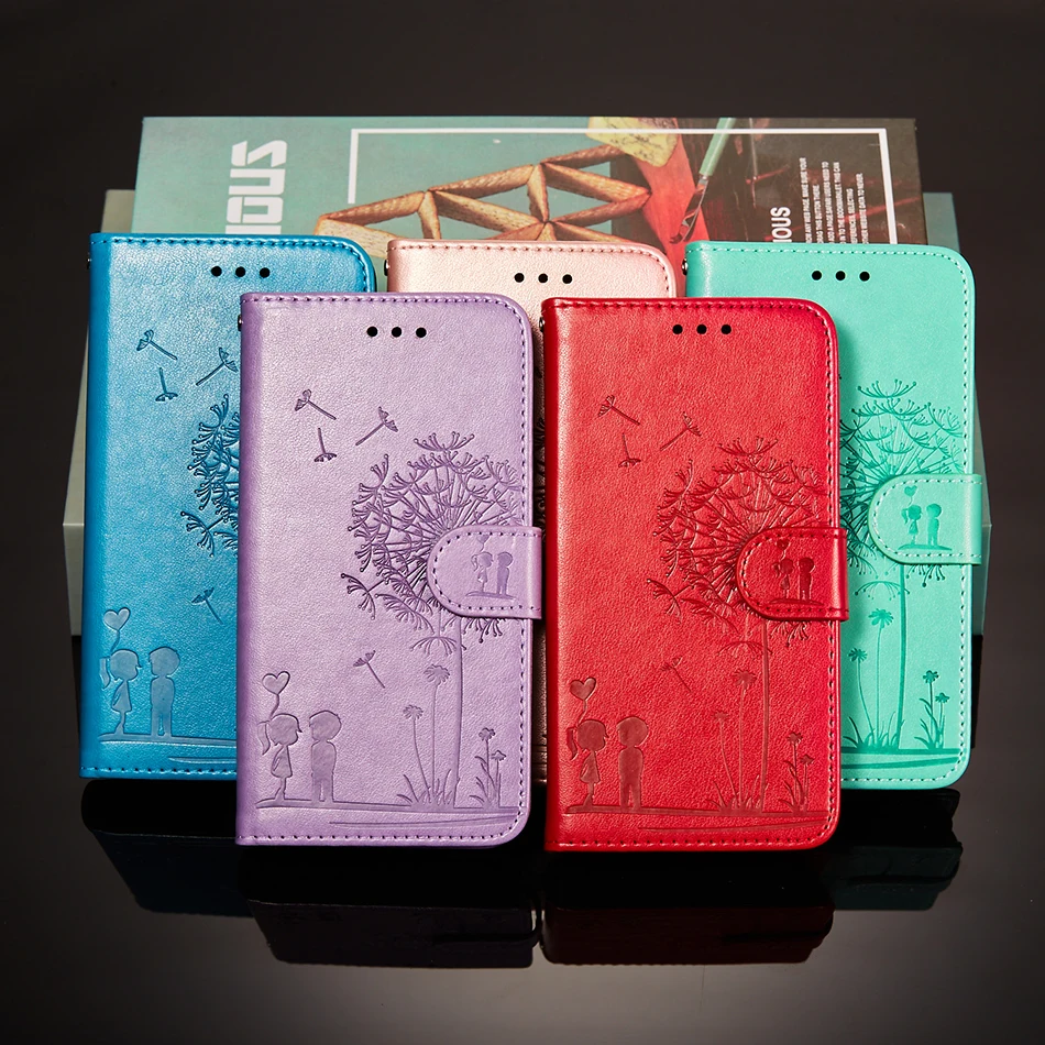 

Flower Case For Xiaomi Poco X3 NFC Redmi 6 Pro Note 6 Pro Redmi GO Note 7 Flip Leather 3D Embossed Book Case Redmi 7
