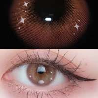 EASYCON little star blue unique Eyes Cosmetic small beautiful pupil Colored Contact Lenses exclusive Yearly Eye Makeup Degree