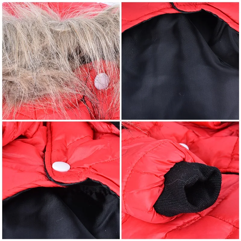 

Winter Pet Dog Coat Warm Small Dog Clothes Chihuahua Soft Fur Hood Puppy Jacket Clothing Dog Clothes Winter Warm