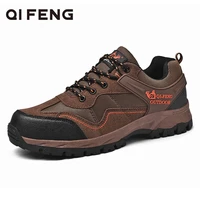 large size high quality outdoor classic hiking shoes men walking sneakerswinter popular fashion climbing black sport footwear