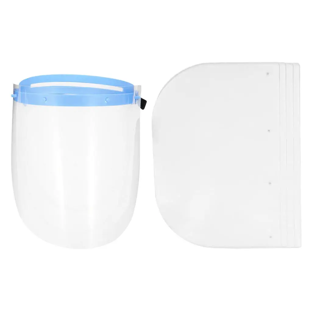 

Anti-fog Anti-Oil Clear Full Face Shield Cover Protector with Elastic Straps
