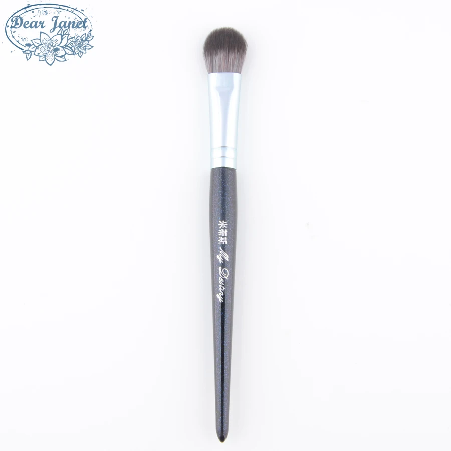 1 piece 034 Precision Highlighter Makeup Brushes Eyeshadow Blending Synthetic hair Wood handle Professional Make up tools