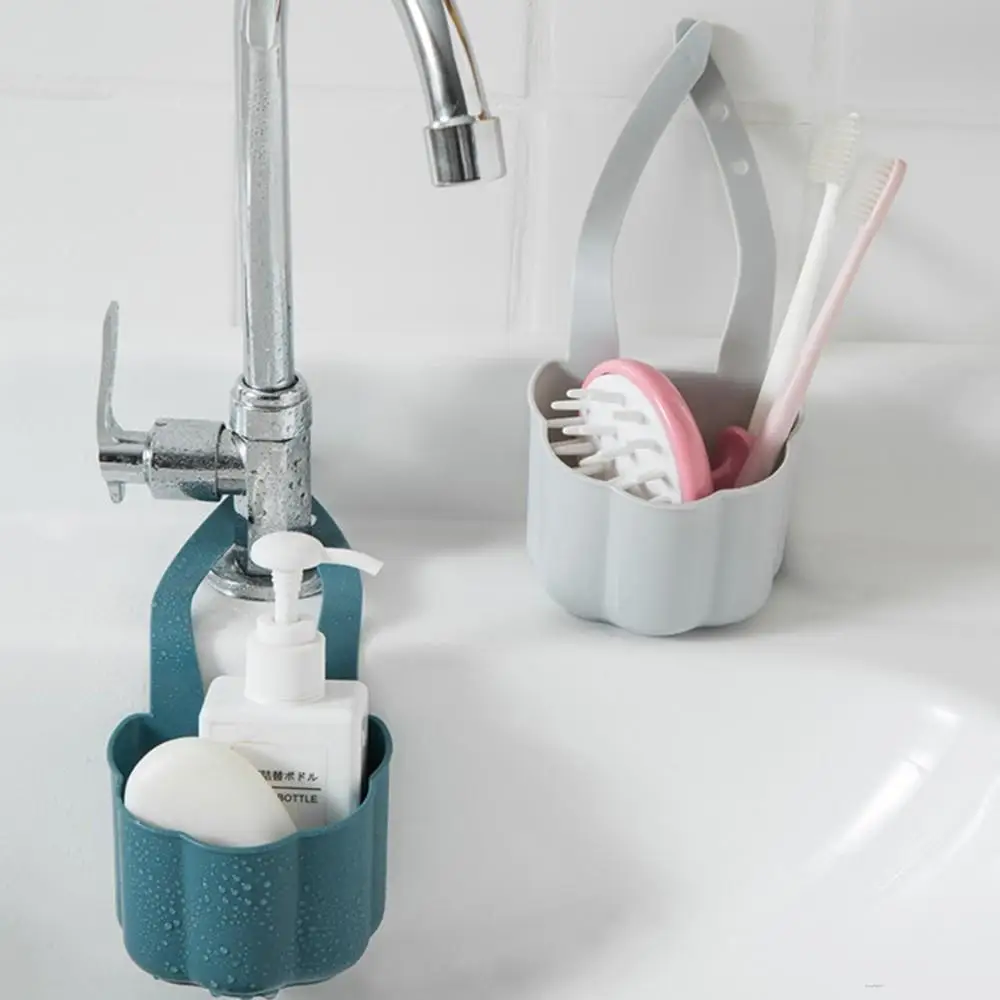

Kitchen Sink Drain Rack Debris Rack Plastic Hanging Basket Shelf Sponge Storage Faucet Organizer Portable Home Kitchen Tool