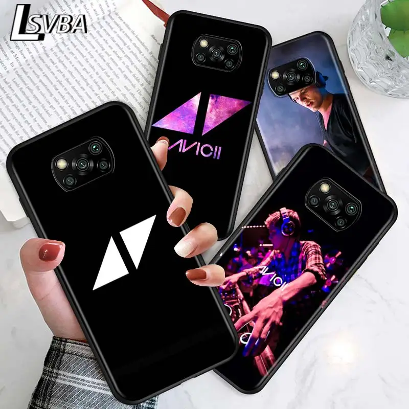 Мягкий Черный силиконовый чехол для телефона DJ Avicii Tim Bergling R.I.P Xiaomi Poco X3 NFC X2 M3 M2 F2 F3