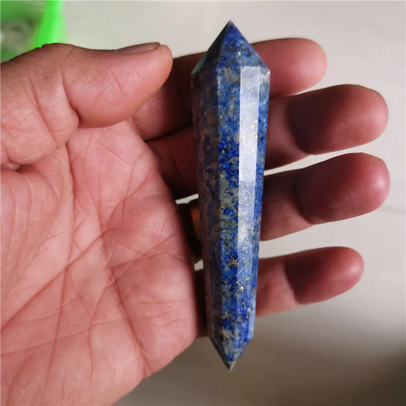 

Natural white crystal 24 sides double pointed magic wand avoid all bad luck evil spirits meditation essential products