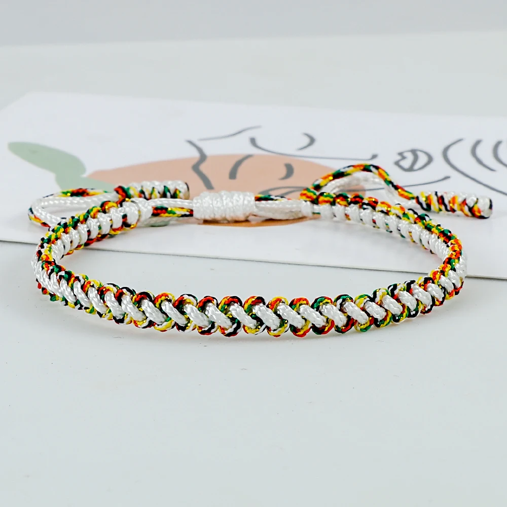 Этнические разноцветные плетеные браслеты богемные браслеты-ленты для женщин и