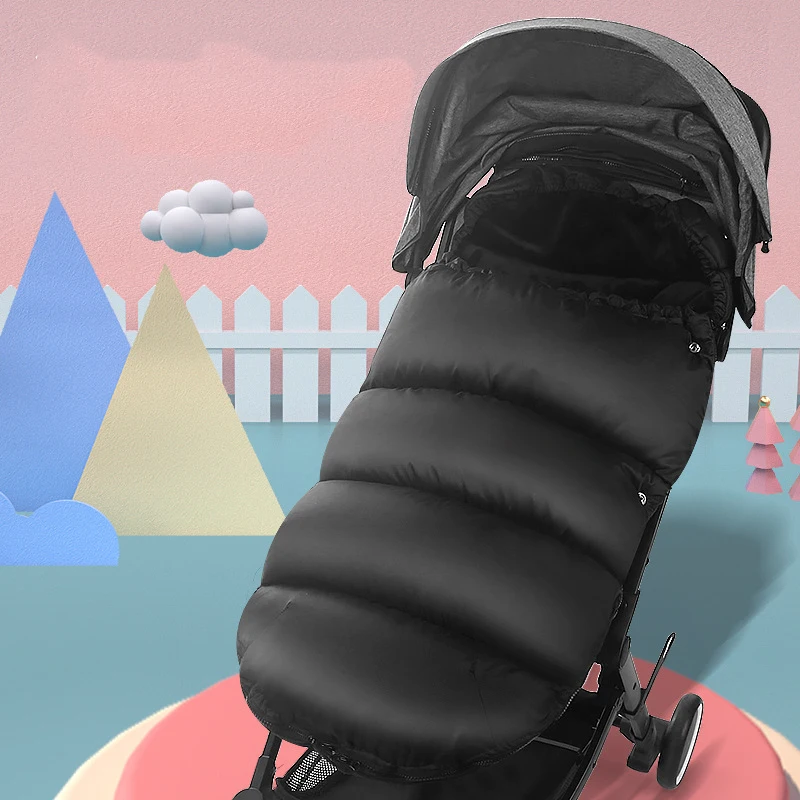 Newborn Baby Stroller Sleeping Bag Infant Winter Autumn Warm Envolope Bag Waterproof Stroller Accessories