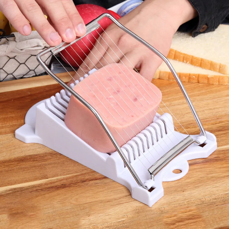 Lunch Meat Slicer Stainless Steel Banana Fruit Egg Ham Slice Sushi Cutter Canned Multifunctional Kitchen Household Tool | Дом и сад