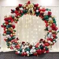 151pcs red green christmas balloons garland kit chain air globos wedding christmas decorations for home party navidad new years