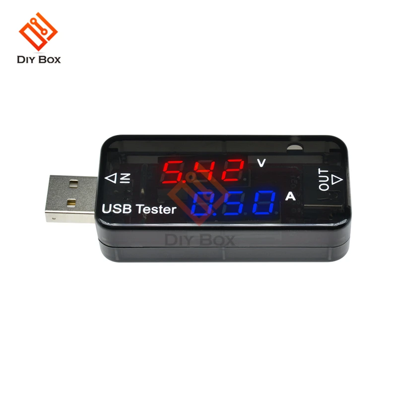 Светодиодный вольтметр с двойным usb-портом, амперметр, тестовый детектор, тестовый детектор er для автомобиля, мотоцикла, вольт, усилитель, детектор Doctor Meter Monitor
