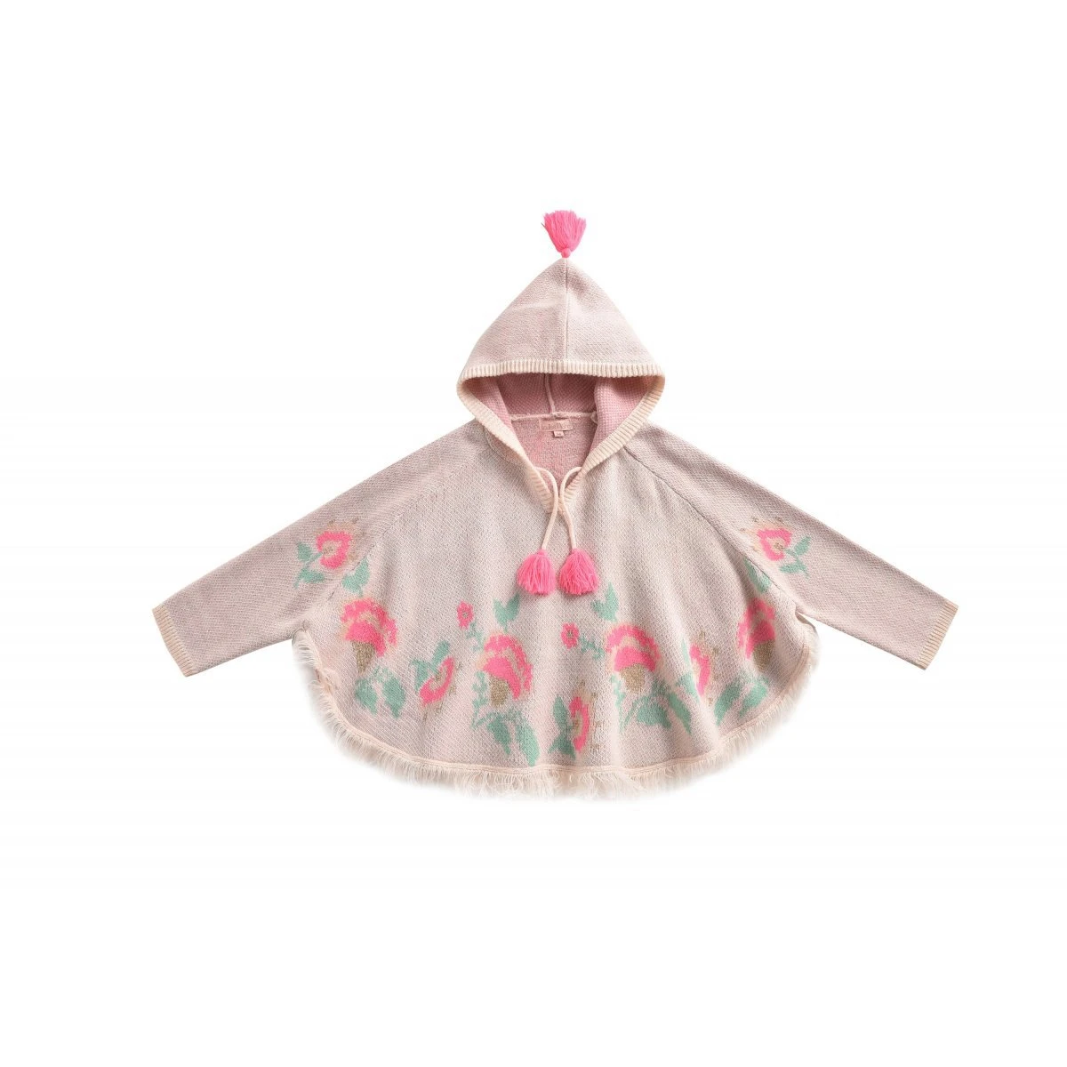 

Kids Jacket 2019 L&M Brand New Autumn Winter Girls Embroidery Beauty Flower Print Knit Velvet Coat Baby Child Outwear Clothes