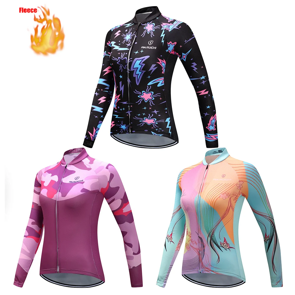 

Winter Plus Cashmere Cycling Sets Maillot Ciclismo Polyester Comfort Anti Pilling Breathable Bib Shorts Gel Pad Mtb Road Jersey