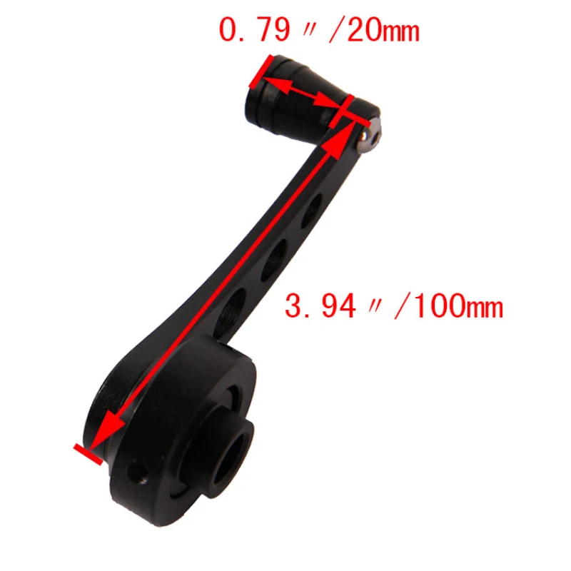 Алюминиевая черная насадка на окно/дверь автомобиля 3 94 дюйма|window winder handle|car window