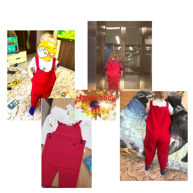 New arrivel baby girl Cotton knitted romper Boy spring red yellow gray bodyduit children Overalls kids autumn clothes 0-5 years | Детская