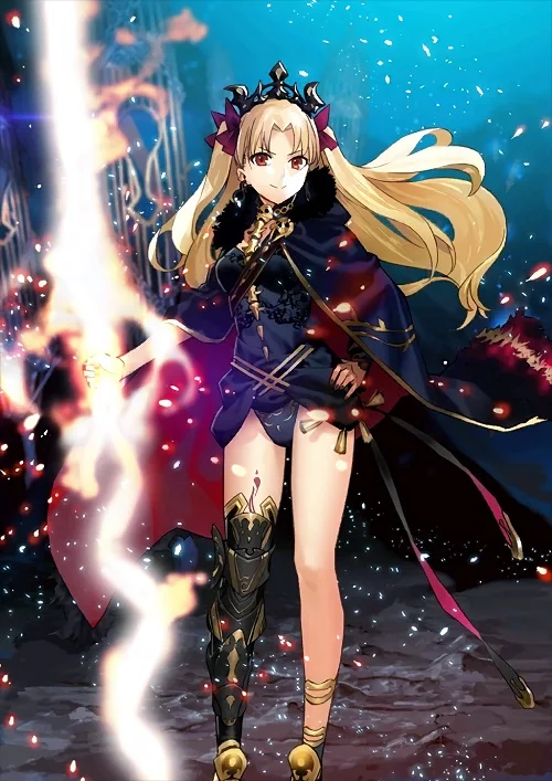 Женский костюм для косплея Anim Fate Grand Order FGO Ereshkigal роскошный плащ уровня 2 на
