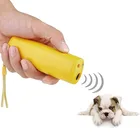 Отпугиватель собак устройство против лая 3 в 1, ультразвуковой отпугиватель бродячих собак, контроль обучения собак Светодиодный ным фонариком, товары для собак