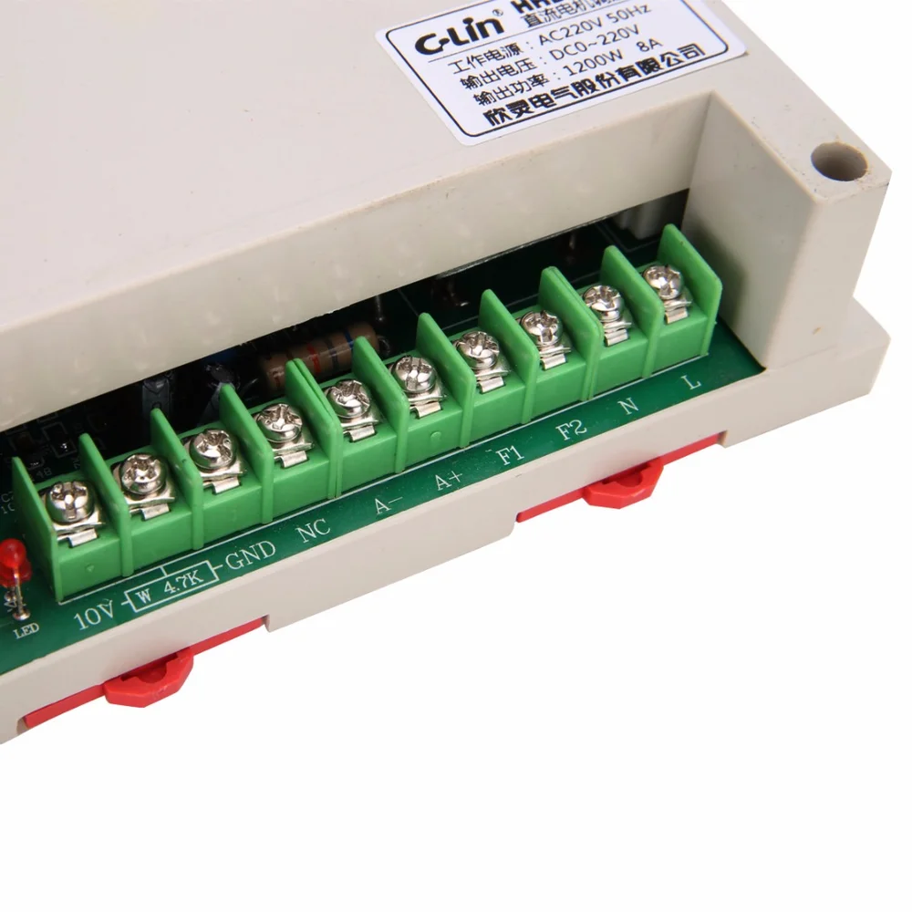 1 шт. HHD6-G ШИМ двигатель Скорость контроллер Вход AC220V Выход DC0-220V 1200W -10 ~ + 65C