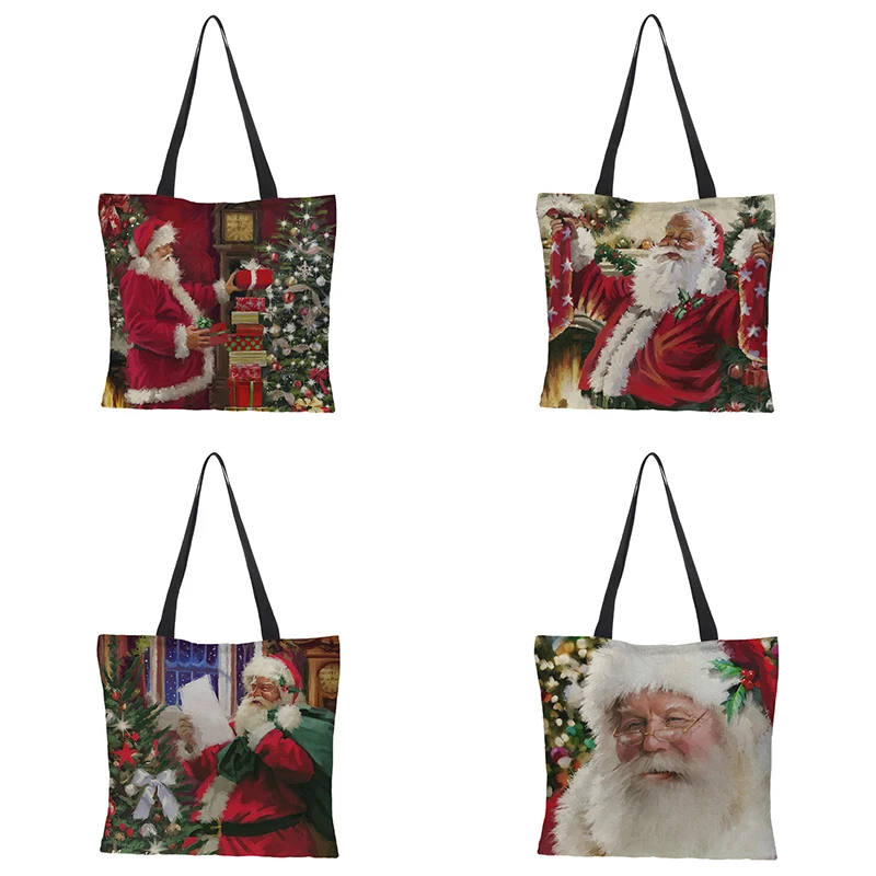 CROWDALE забавная упаковка рождественский подарок сумка сделай сам двухсторонняя