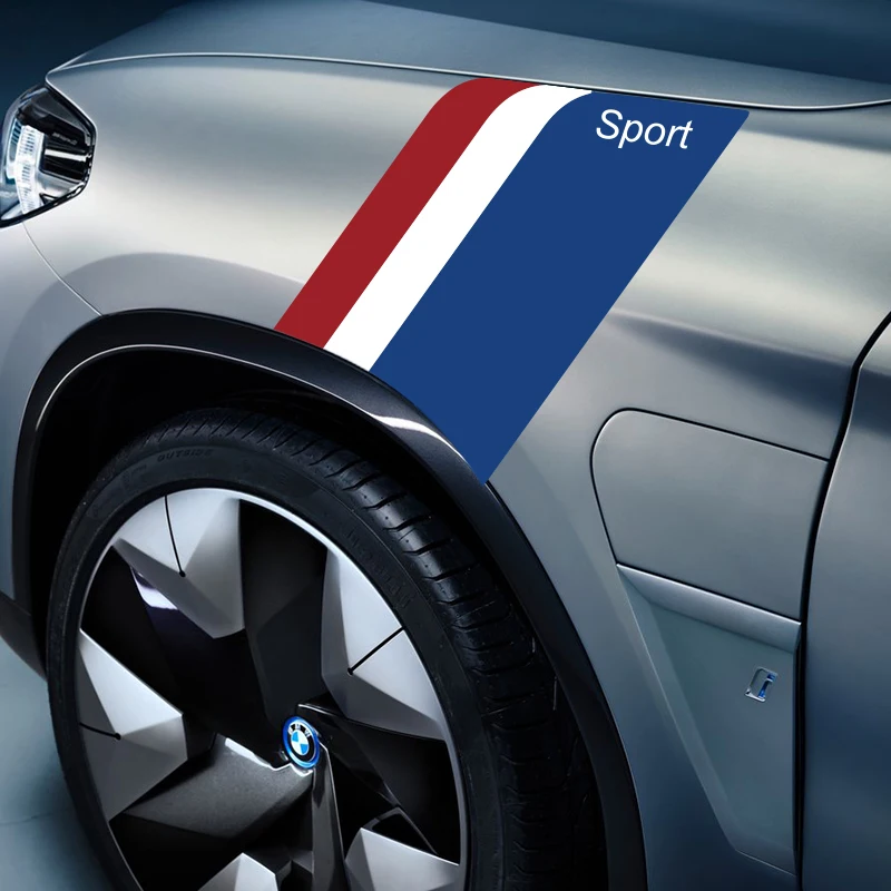 1 пара 2 шт. виниловые наклейки на крыло автомобиля украшение кузова для Audi A4 A3 A5 A6