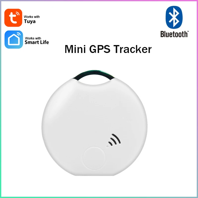 

Tuya Smart Bluetooth4.2 Mini Gps Tracker Wireless Smart Tracker Anti-lost Tracker Key Finder Child Bag Wallet Finder GPS Record