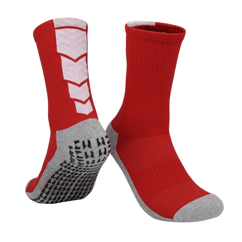 

Football Socks Men Sports Socks Thick Towel Socks Adult Mid-tube Dispensing Non-slip Soccer Football Socks SKH055