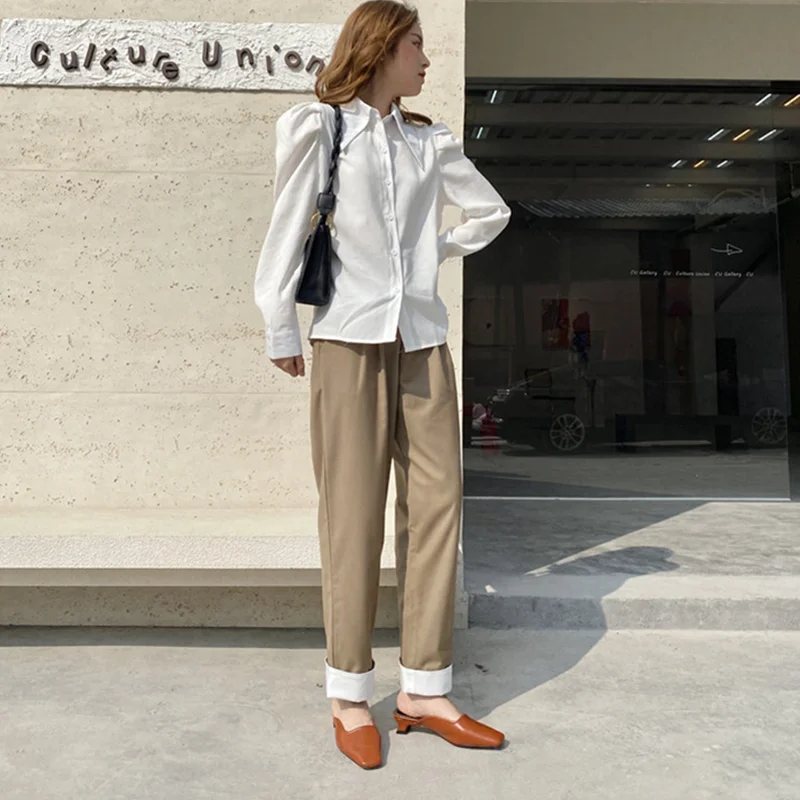 

Thick-heeled slippers women's outer wear 2021 spring zebra print sandals and slippers Baotou simple mid-heel lazy Mules