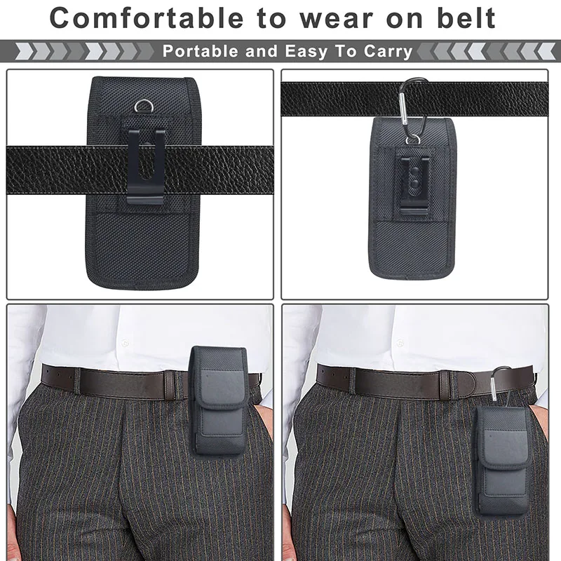 phone bag pouch for motorola moto g 5g edge s e7 power stylus 5g g10 g20 g50 g60 case belt clip holster oxford cloth card cover free global shipping