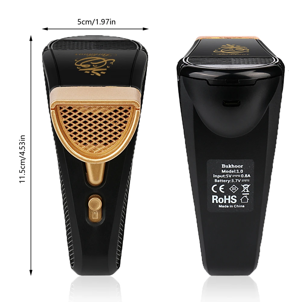 USB мощность благовония горелка арабский Электрический Bakhoor перезаряжаемые