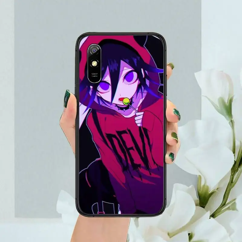 

Kokichi Ouma Girl anime Phone Case For Xiaomi Redmi Note 4 4x 5 6 7 8 pro S2 PLUS 6A PRO