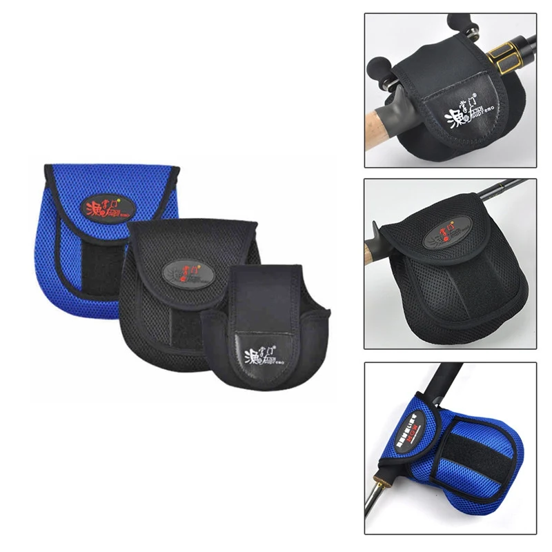 Рыболовная катушка чехол сетки Fly Ткань сумка защитный для хранения держатель