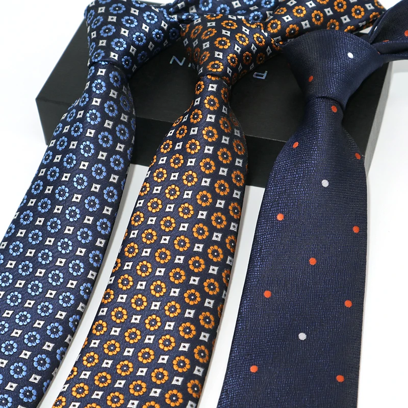 Строгие Галстуки 8 см, галстуки, жаккардовые галстуки в горошек для официального платья, шелковые галстуки для мужчин, галстуки для жениха, с...