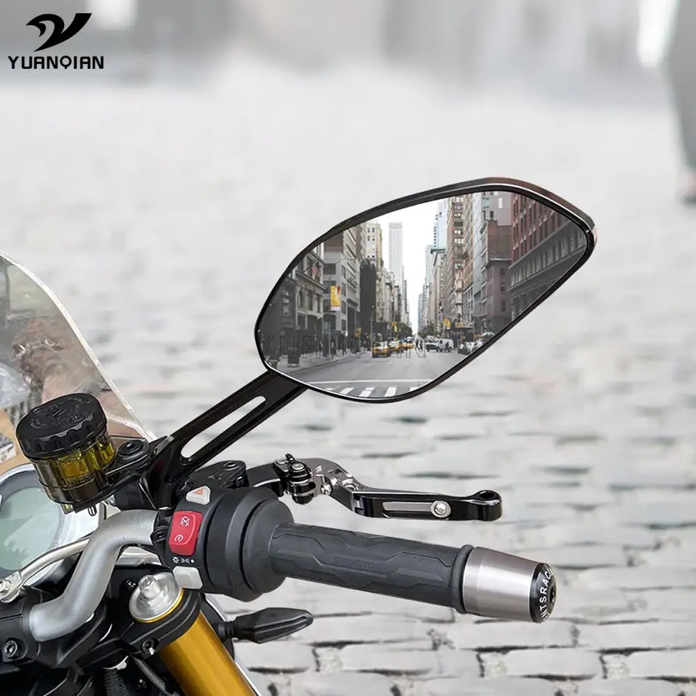 Motorcycle Retro Modified Handlebar Mirror Full Angle Folding Handlebar Rearview Mirror For CFMOTO 700 CLX 700CLX  CF CLX700