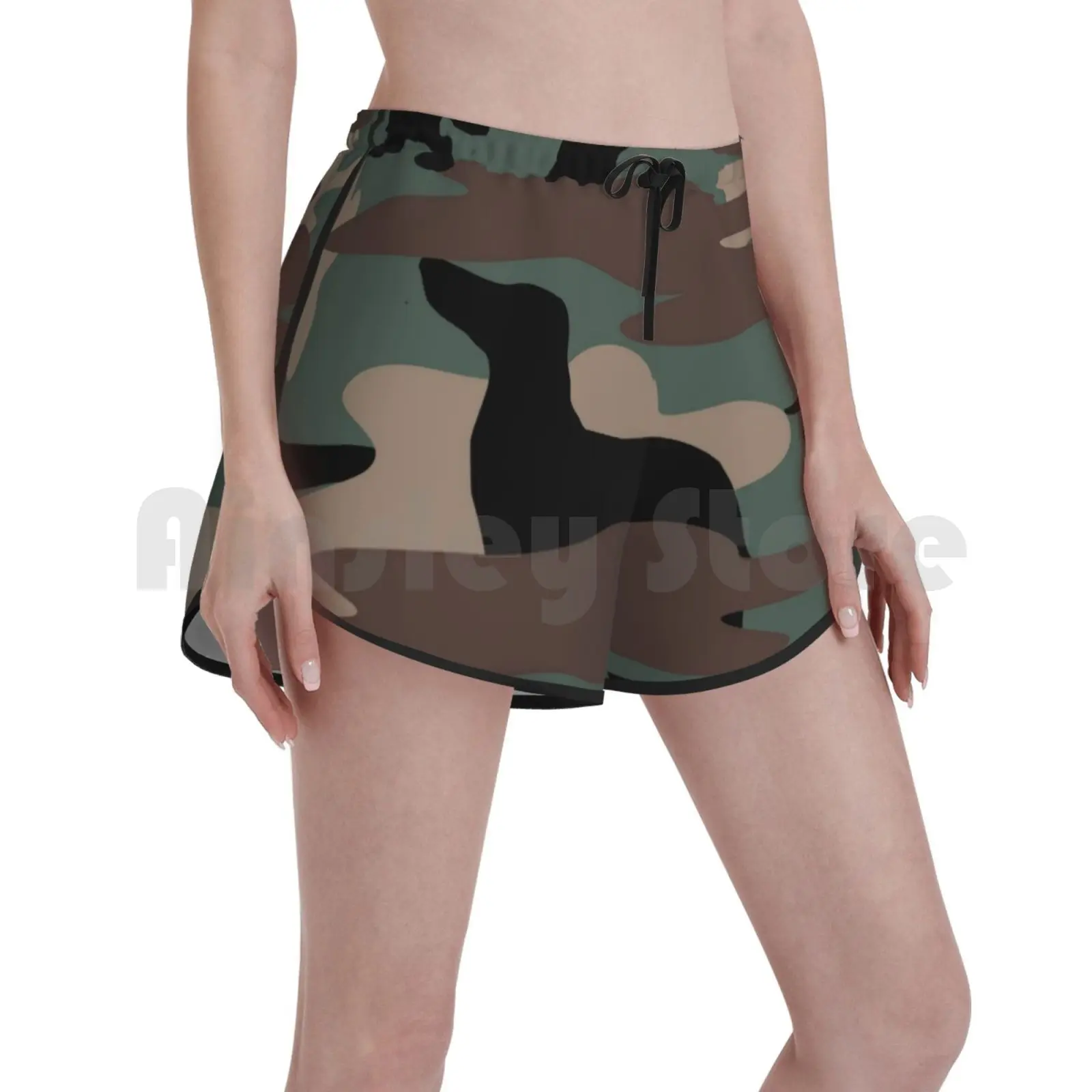 

Камуфляжные шорты для плавания Weiner Dogg женские пляжные шорты графический дизайн Weiner такса сосиска хот-дог Yearofthedog Dogg