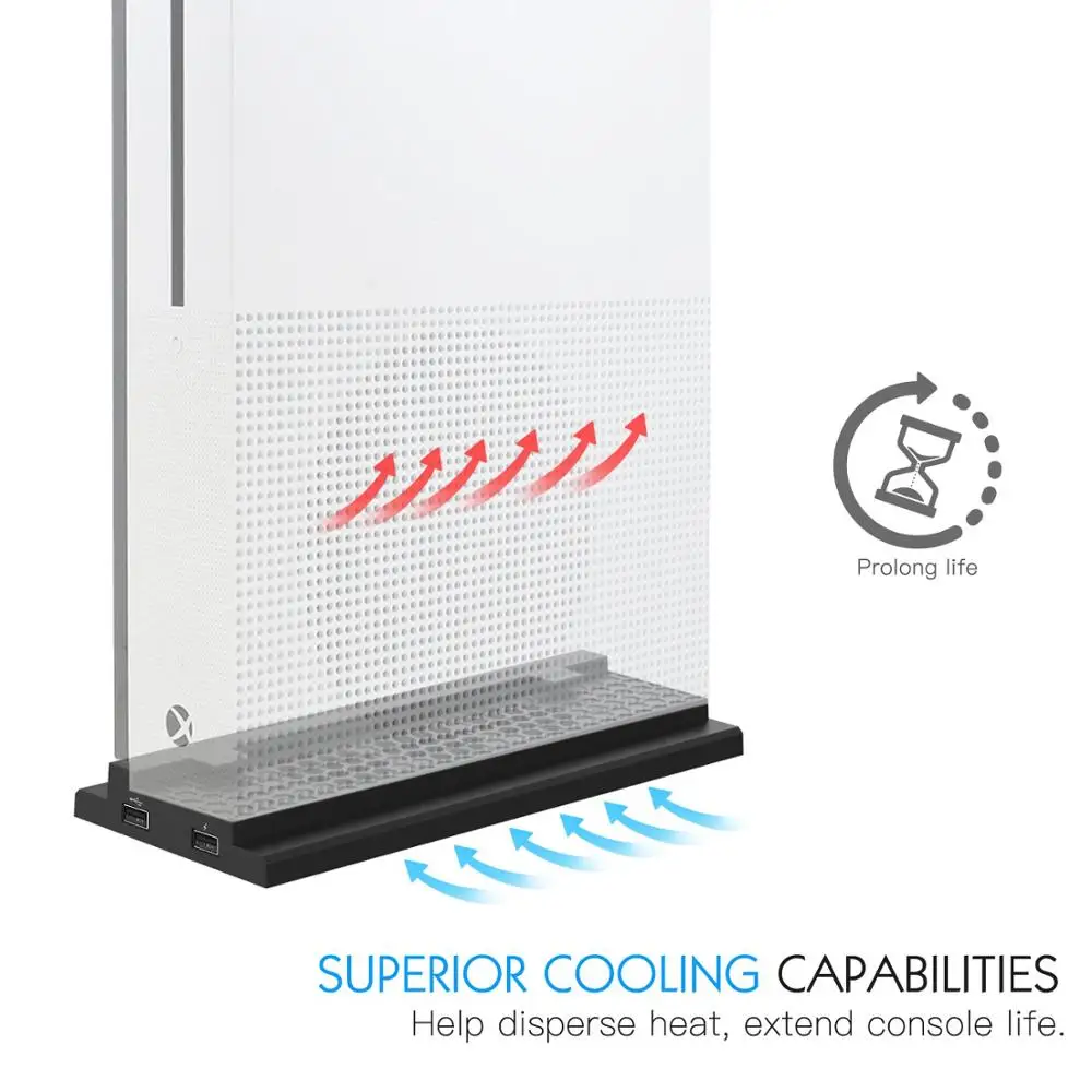 Вертикальная подставка встроенный 3 высокое Скорость вентиляторы 2 Порты и