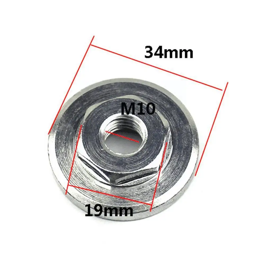 

Hex Flens Nuts Set Lock Noten Kit Staal Druk Plaat Onderdelen Grinder Accessoires Hoek Vervangende Voor Tool C2P9