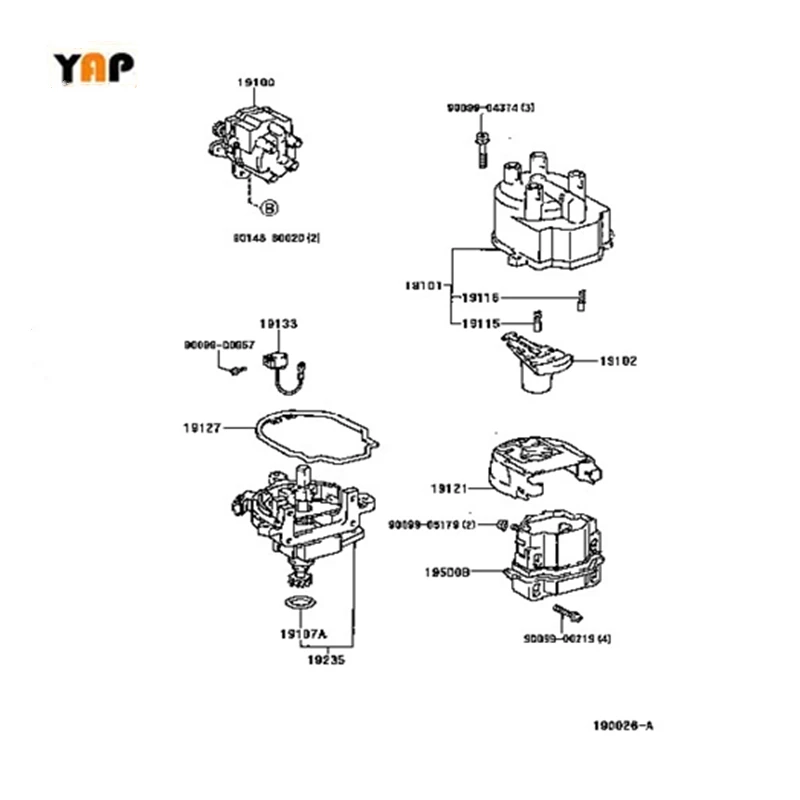 Новый дистрибьютор для Honda Civic/Del Sol CRXIII 1992 л 1998 L4 30100-P08-006 TD-42U TD42 TD42U 7P + 2P- |