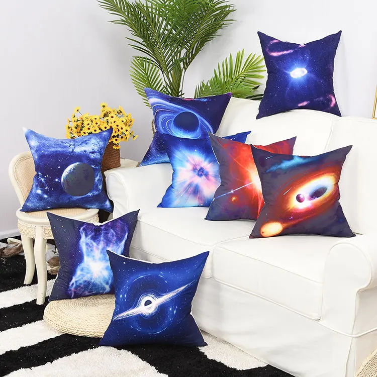 Супер горячая черная дыра планеты галактика наволочка полиэстер Космос звездное