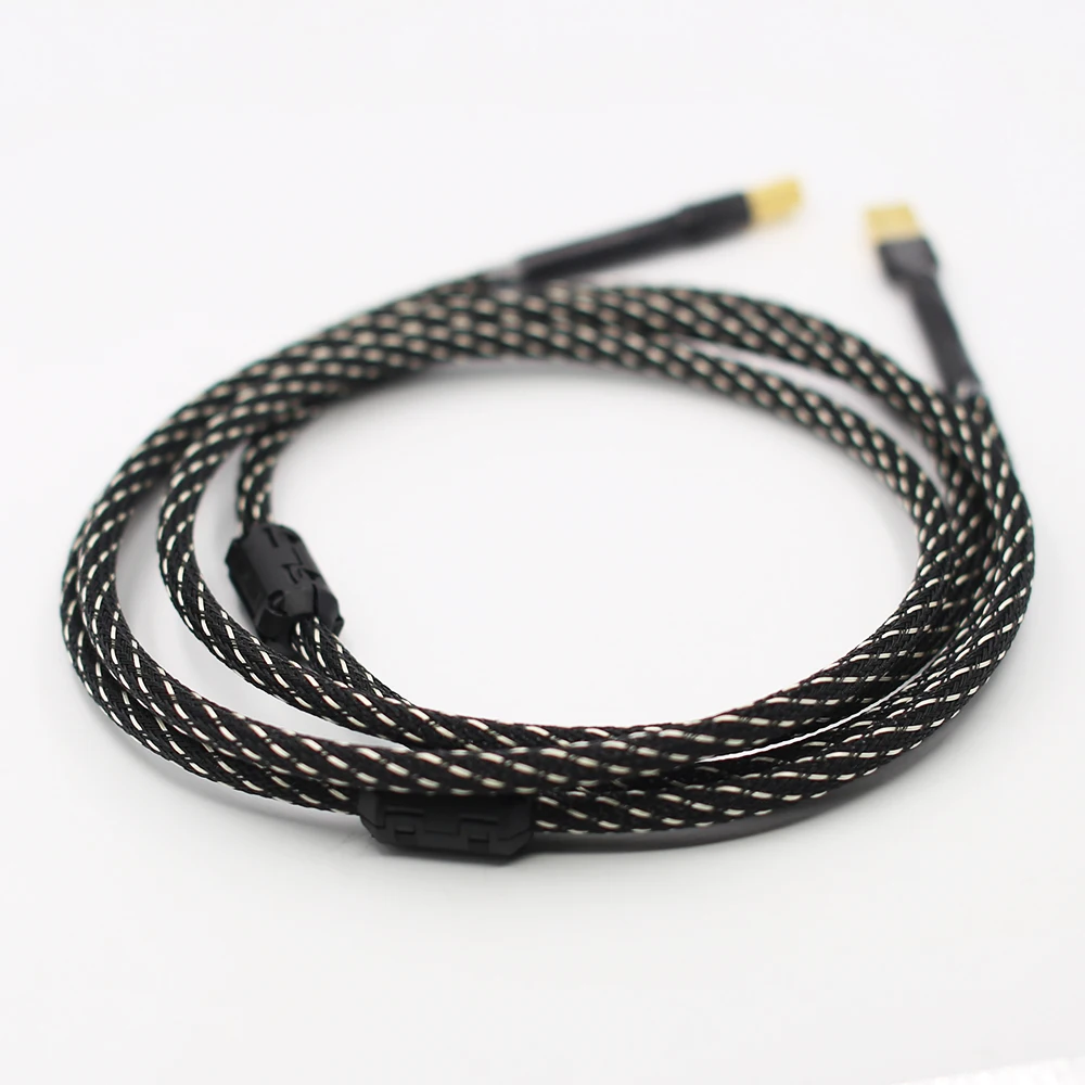 Hifi USB кабель высокого качества тип А-Тип B Hifi кабель для передачи данных для декодер DAC звуковая карта аудио кабель ЦАП линии передачи данных