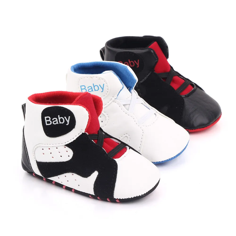 

Spring Autumn New Baby Boys Girls Fashion Sneakers Soft Sole First Walkers Crib Shoes for 0-18 Month