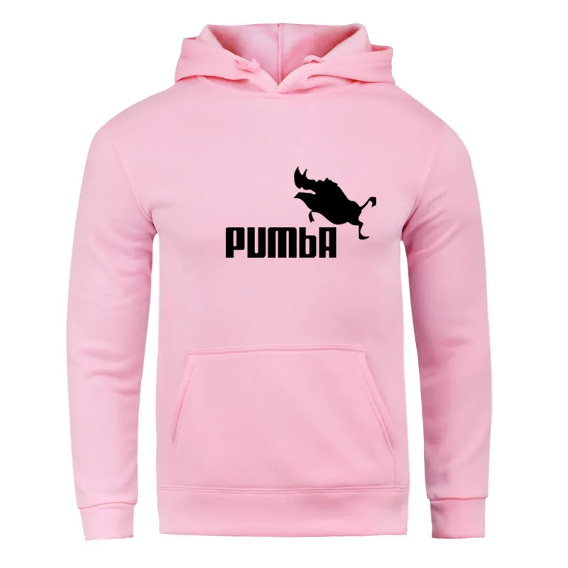 Новинка 2020 Аниме Толстовка pumba для мужчин и женщин пуловер с длинным рукавом на