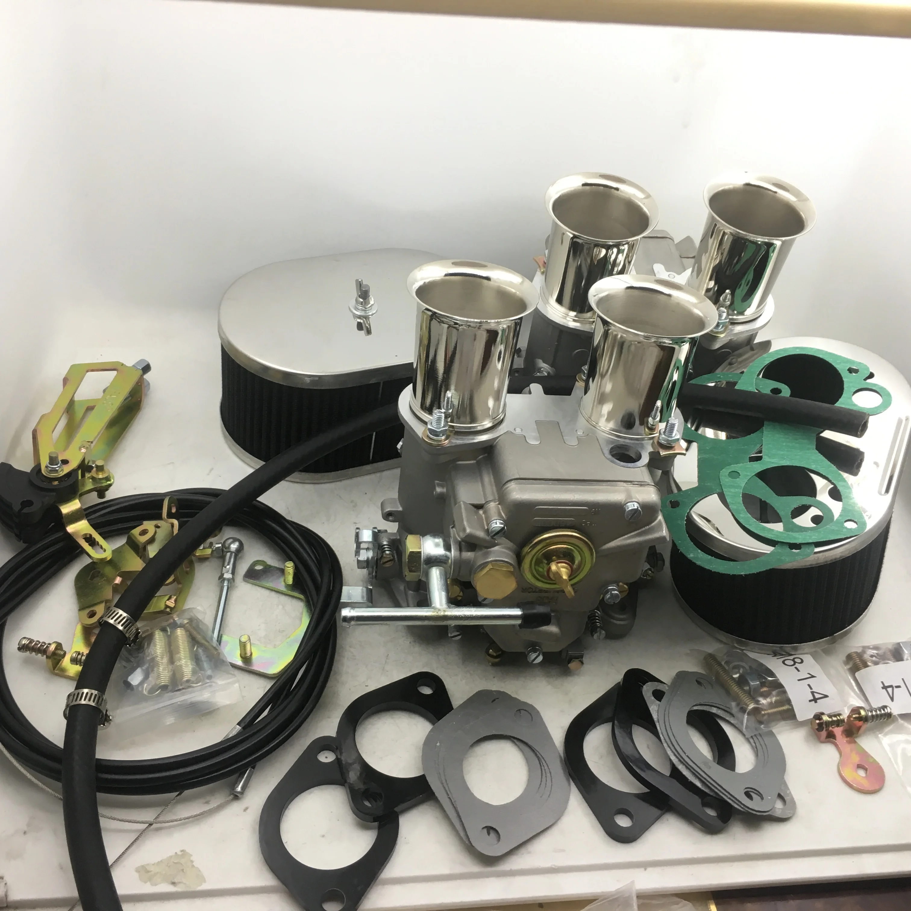 SherryBerg TWIN fajs carb комплект 48 dcoe DCOE карбюратор для многих двигателей rep. Weber kit