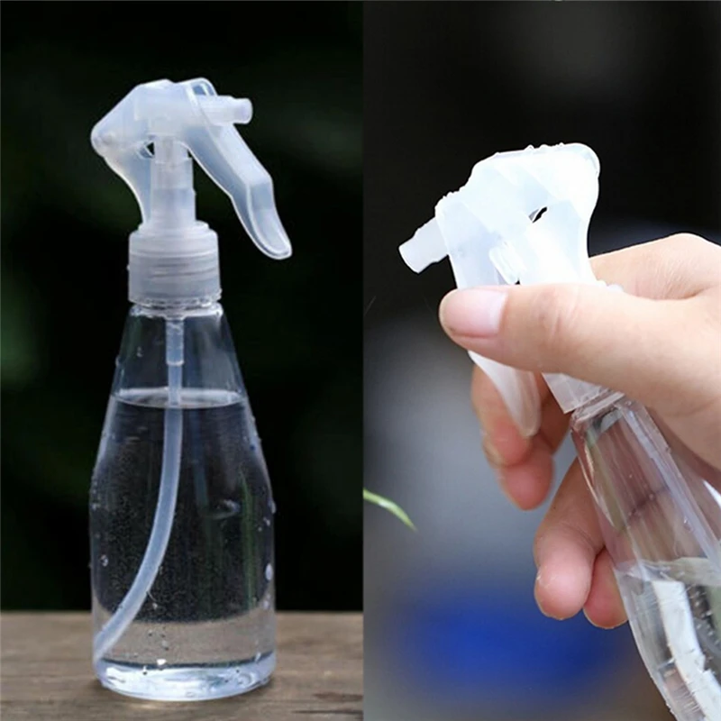 

200 Ml Plastic Cleaning Hand Trigger Spray Bottle Empty Garden Water Clear