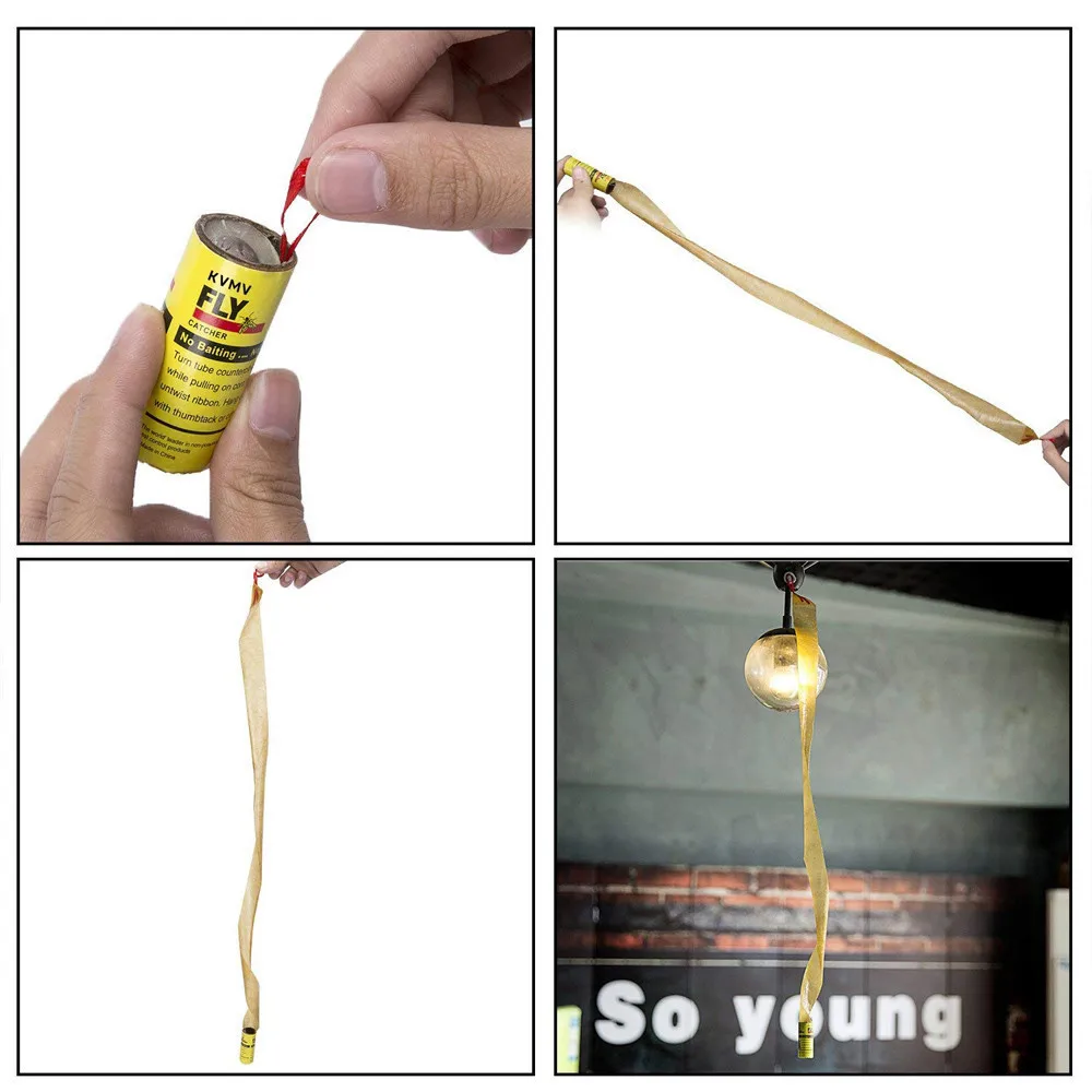 20 штук липкие летать Бумага дома номер Fly клей устранить насекомых клейкие