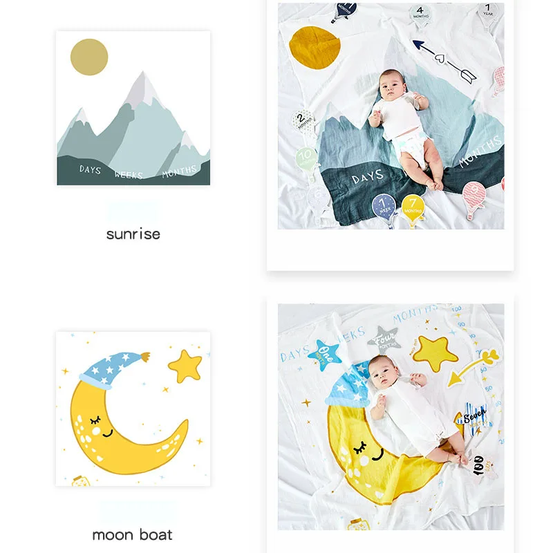 Детское банное полотенце с мультяшным принтом хлопковое плотное пляжное для