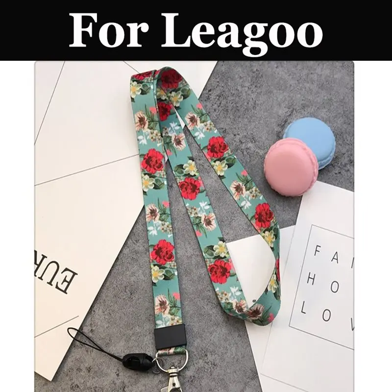 Телефон шейный ремень амулеты ID держатель Брелок Случайный для Leagoo Mix T5c Shark 5000 M8 Pro