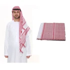 Мусульманские традиционные исламские мужские костюмы Саудовской Аравии Дубай тюрбан аксессуары молитвенная головная шапка клетчатый головной платок одежда 2022