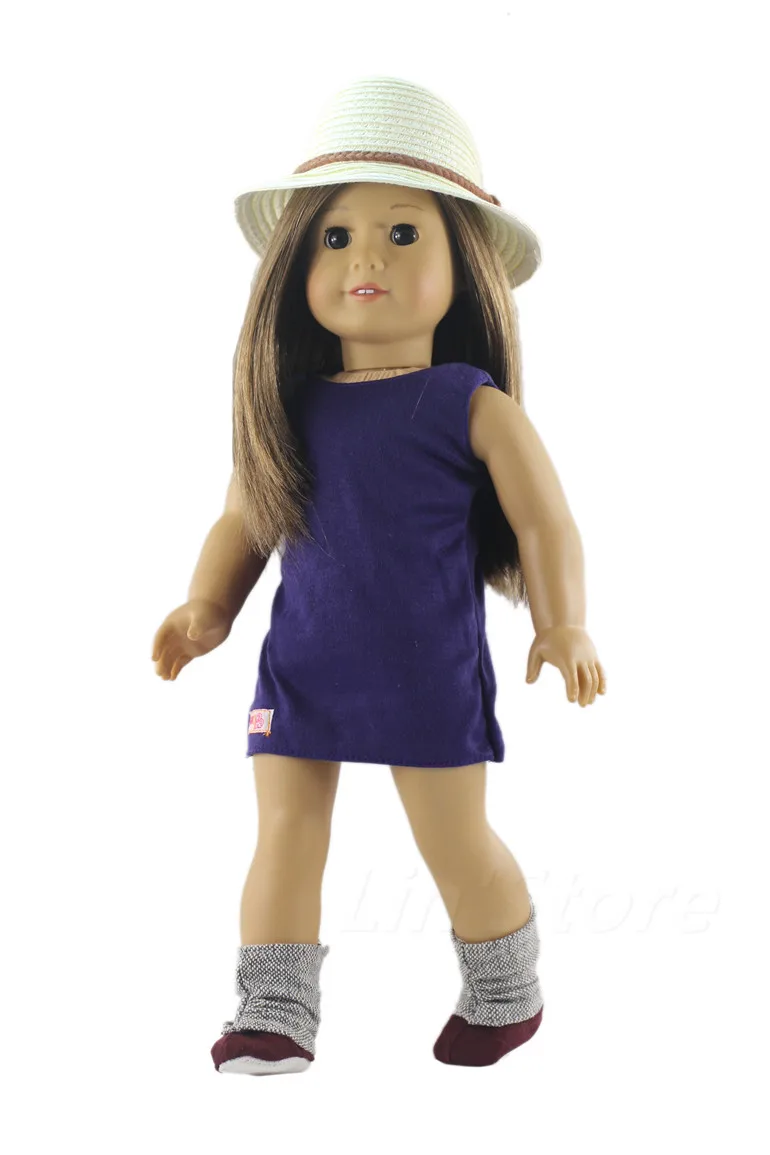 Модная кукольная одежда набор игрушек наряд для 18 &quot американская кукла