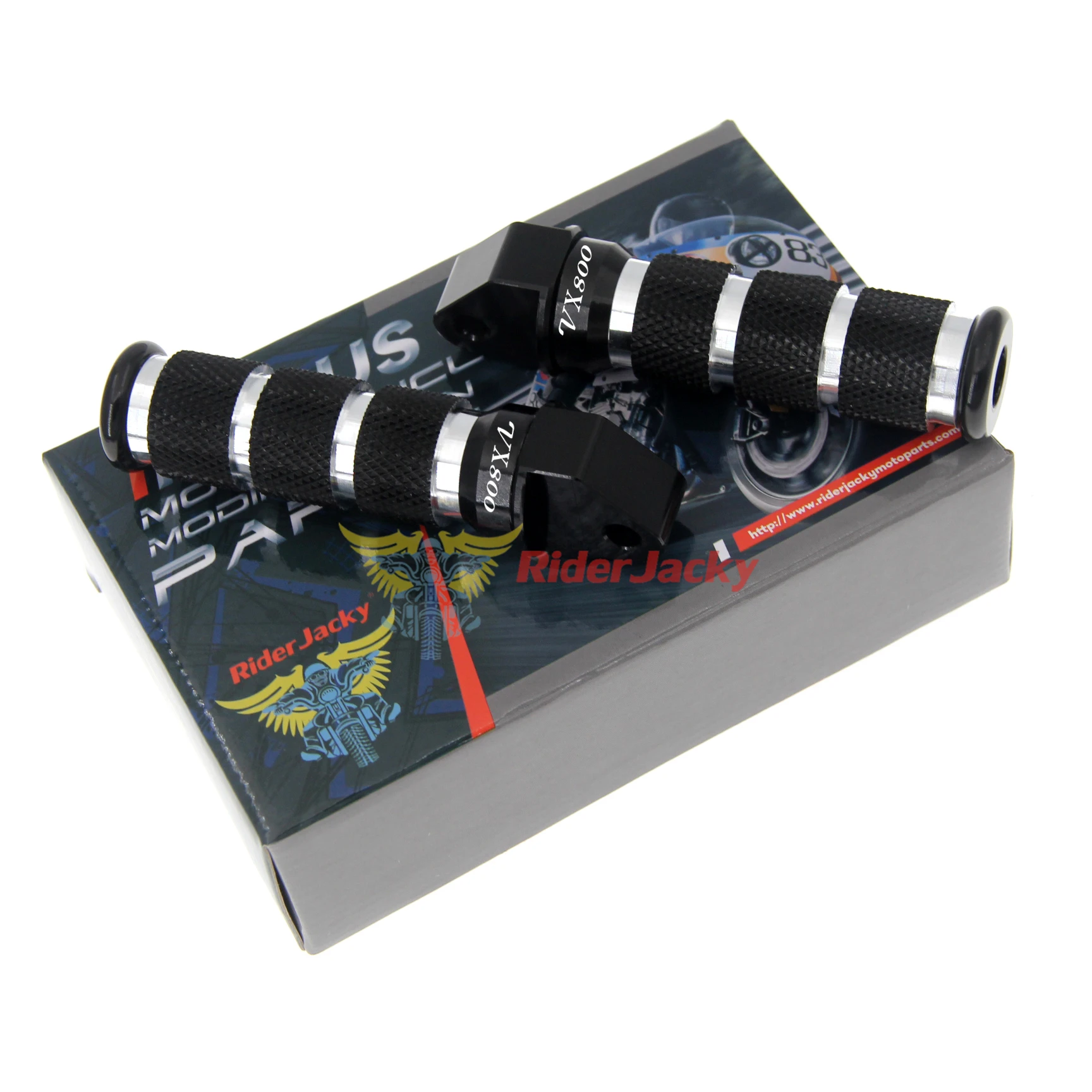 Круглые задние спортивные подножки RiderJacky для Suzuki VX 800 1990 1993 1991 1992|Подставки под