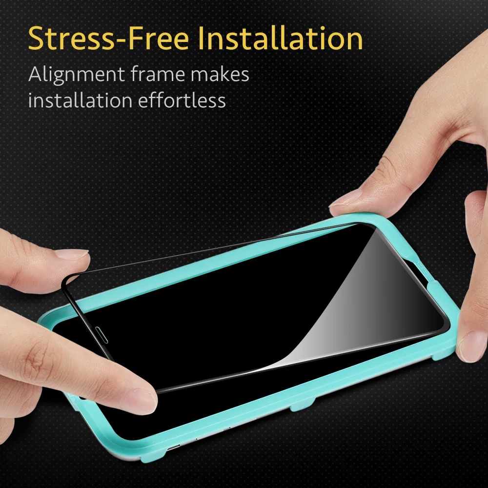 ESR Защита экрана для iPhone 11 Pro Max X XS XR XS Max Promax 3D полное покрытие закаленное защитное стекло для iPhone 2 шт