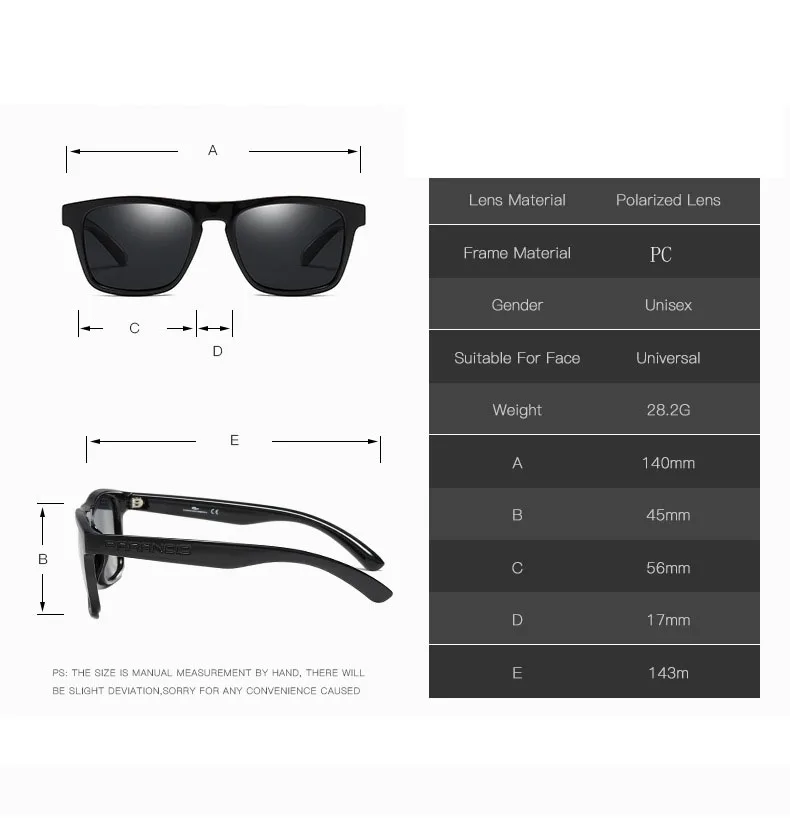 

ZULGXIHM 2020 High Fashion Men Polarized Sunglasses Sports Square Classic Brand Design Sun Glasses UV400 Outdoor Goggles